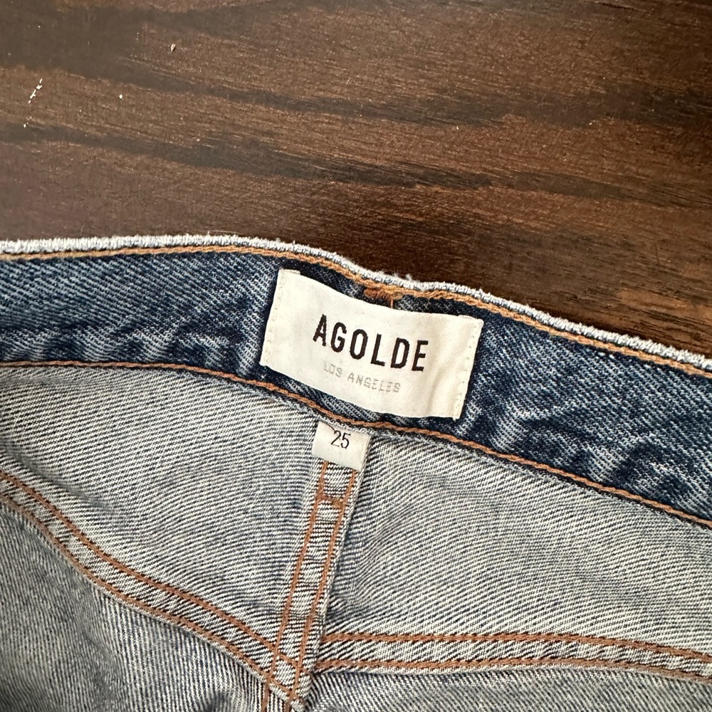 Agolde Cropped Ripped Jeans - Picture 3 of 5